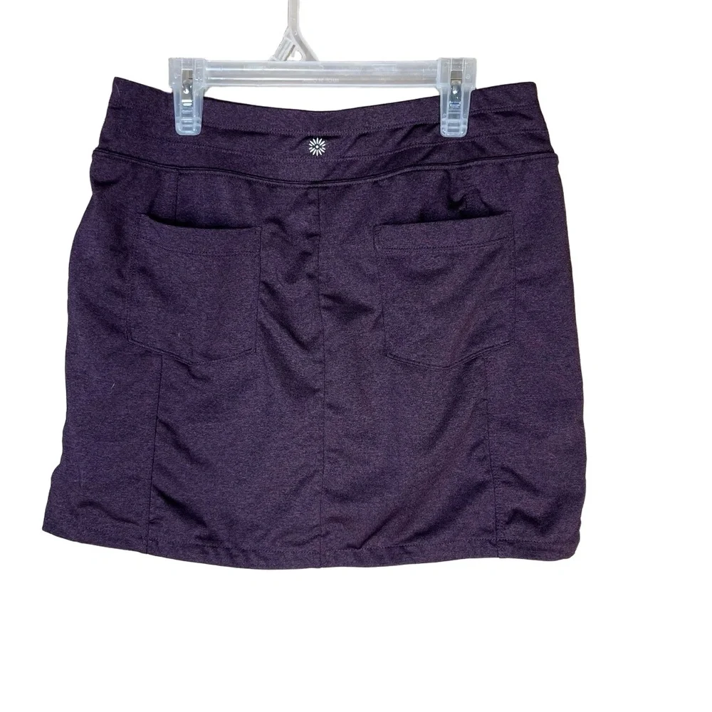 Tangerine Womens Athletic Skort S Dark‎ Purple Drawstring Waist
